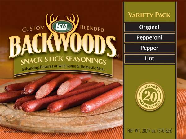LEM Products 9692 Backwoods Snack Stick Seasoning with Cure Packet