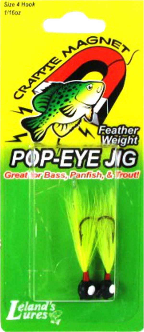 Leland's Crappie Magnet Pop-Eye Jigs