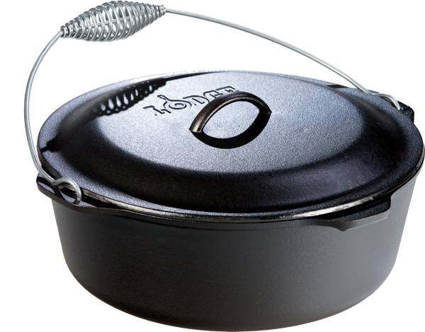 Lodge Cast Iron 9 Quart Dutch Oven with Bail Handle