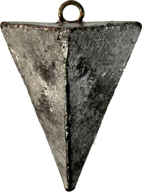 Pack of 6 1-Ounce South Bend Pyramid Sinkers 
