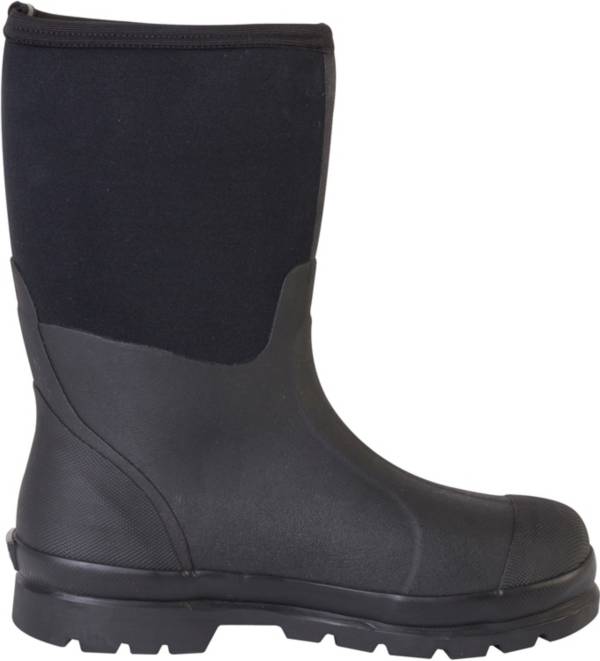 BLACK Muck Boots Company Adult's Men's/Women's CHORE RESISTANT TALL STEEL TOE 