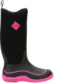 Black Chevron Womens 9 US New Muck Hale Waterproof Rain Boot 