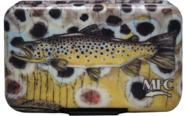 Montana Fly Company Currier's Brown Trout Fly Box with Optional Leaf
