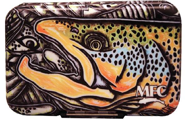 Montana Fly Company Estrada's Brown Trout Fly Box with Optional Leaf