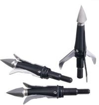 NAP Shockwave Crossbow & Compound Broadheads 100 Grain 1-1/4 inch 3 Pack 