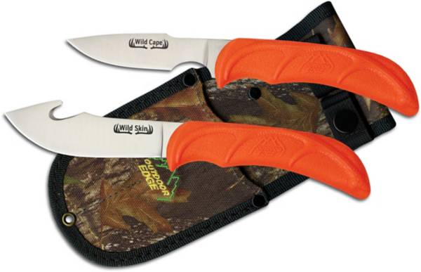 Outdoor Edge Wild-Pair Skinning Knife & Caping Knife Combo