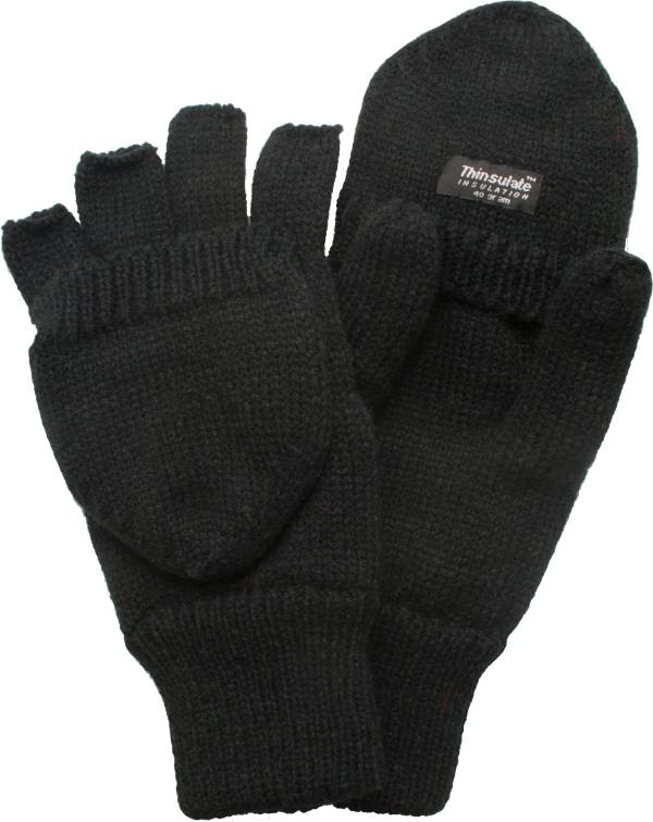 QuietWear Men's Knit Flip Insulated Gloves