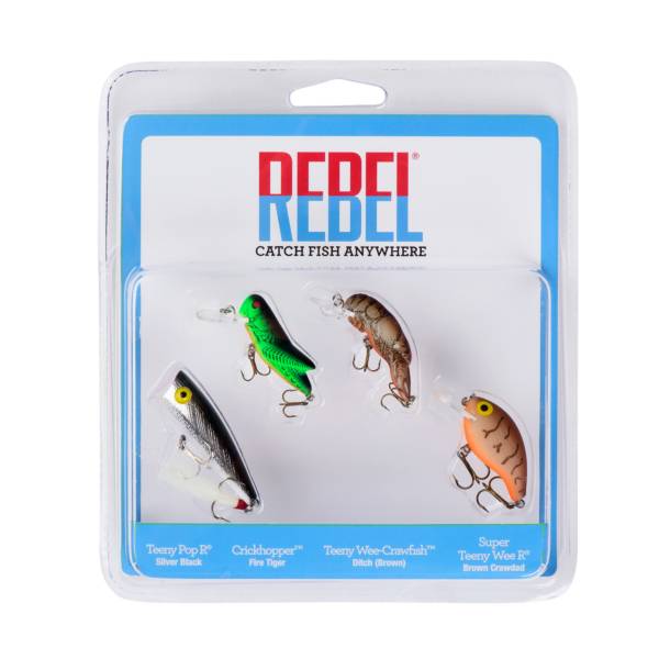 Rebel Classic 4-Pack Critters Lure Kit