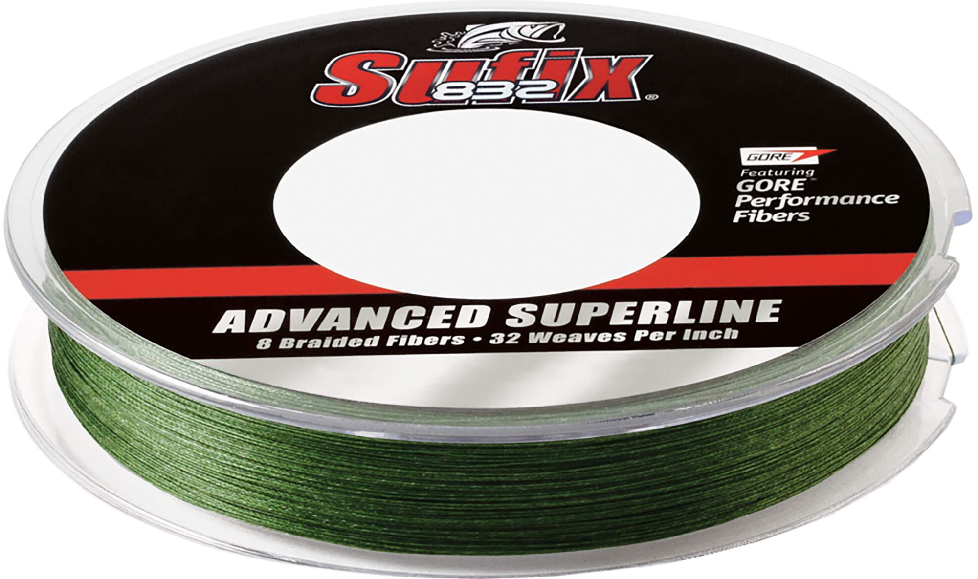 Sufix 832 Advanced Superline Braid Fishing Line 150-Yard Spool - Low-Vis Green - 80 lb. | Bass Pro Shops