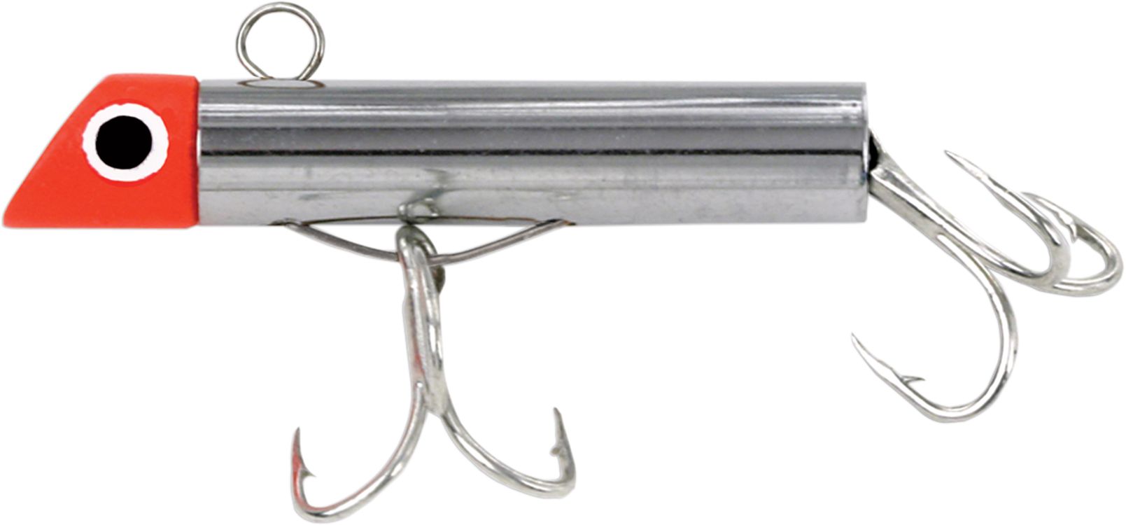 Sea Striker 7/8 Oz Chrome Got-Cha Lures With Tail – Lot With AFW Stainless Steel Leaders 12 thumbnail image
