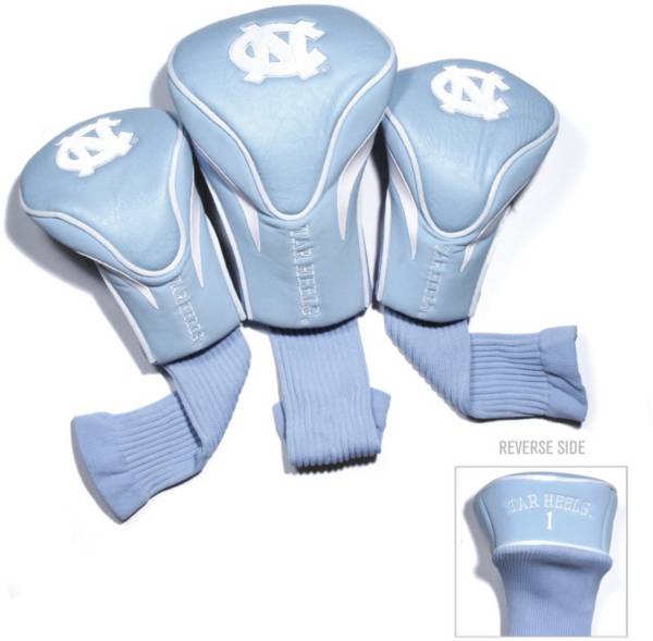 Team Golf North Carolina Tar Heels Contour Headcovers - 3-Pack