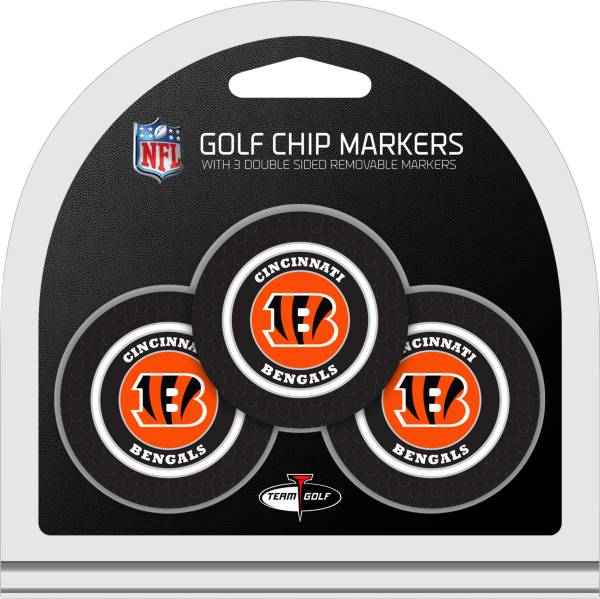 Team Golf Cincinnati Bengals Poker Chips Ball Markers - 3-Pack product image
