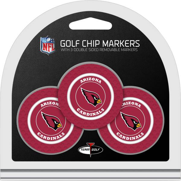Team Golf Arizona Cardinals Poker Chips Ball Markers - 3-Pack