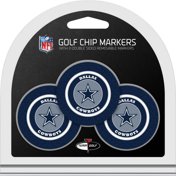 Team Golf Dallas Cowboys Poker Chips Ball Markers - 3-Pack