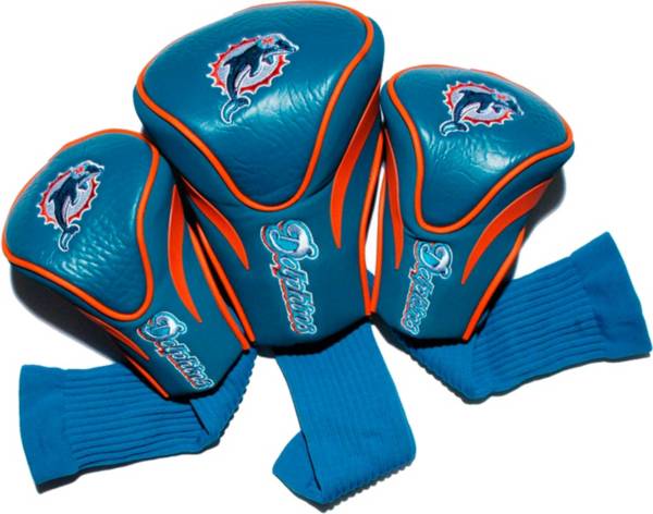 Team Golf Miami Dolphins 3-Pack Contour Headcovers
