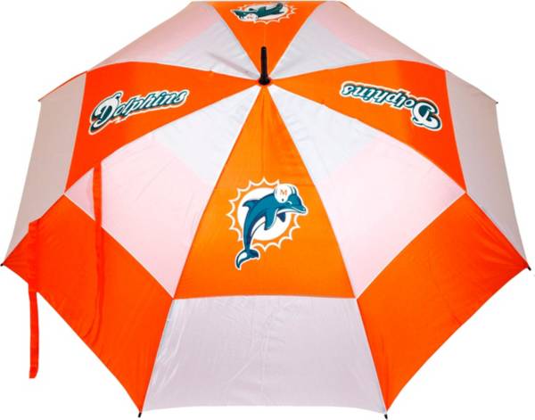 Team Golf Miami Dolphins 62” Double Canopy Umbrella