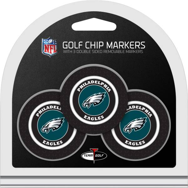 Team Golf Philadelphia Eagles Poker Chips Ball Markers - 3-Pack