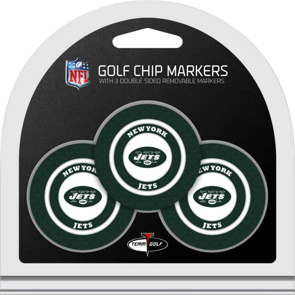 Team Golf New York Jets Poker Chips Ball Markers - 3-Pack