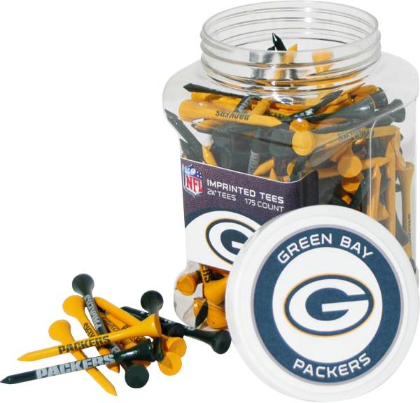 Team Golf Green Bay Packers 175 Count Golf Tee Jar