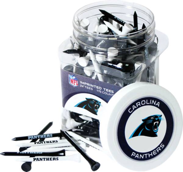 Team Golf Carolina Panthers 175 Count Golf Tee Jar