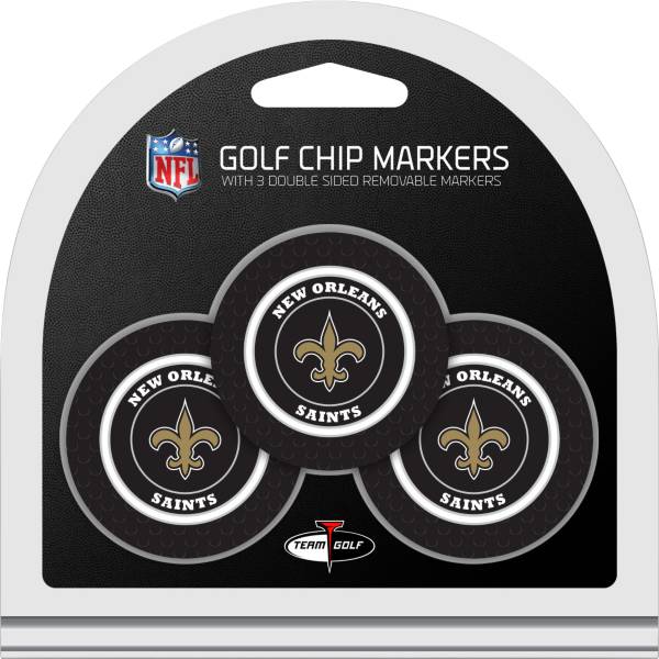 Team Golf New Orleans Saints Poker Chips Ball Markers - 3-Pack