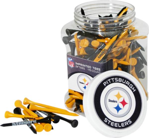Team Golf Pittsburgh Steelers 175 Count Golf Tee Jar