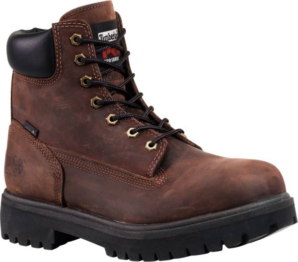 Timberland PRO Men's Direct Attach 6'' 200g Waterproof Steel Toe Work Boots