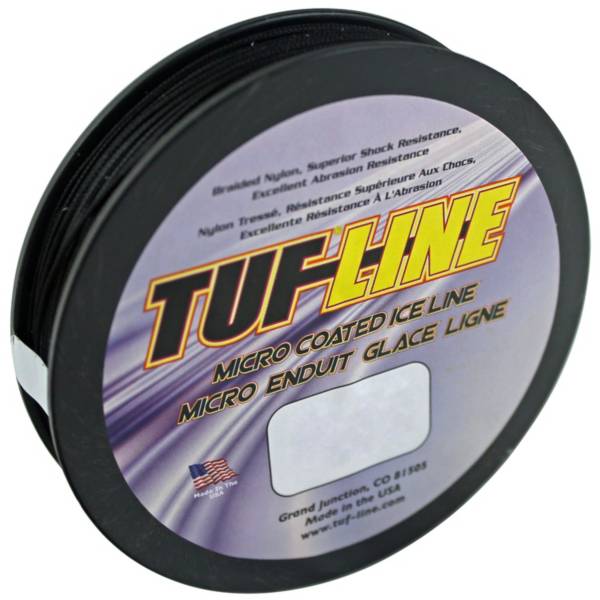 Details about    2 PACKS-NEW 30LB,100YDS,BLACK TUF-LINE Micro Coated Ice Line MADE IN THE USA 