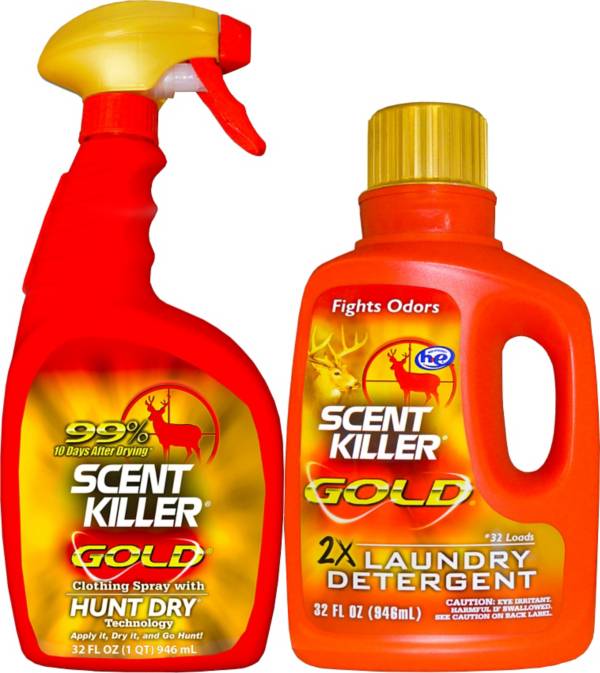 Wildlife Research Center Scent Killer Gold Spray/Detergent Combo – 32 oz