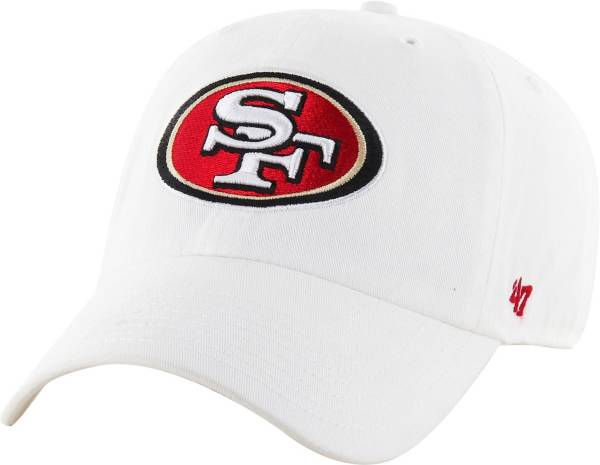 '47 Men's San Francisco 49ers White Clean Up Adjustable Hat