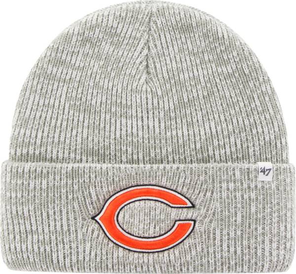 '47 Men's Chicago Bears Brain Freeze Grey Knit Beanie