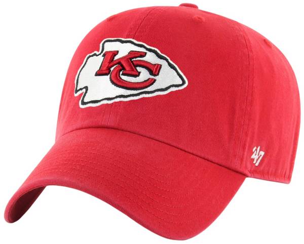 '47 Men's Kansas City Chiefs Red Clean Up Adjustable Hat