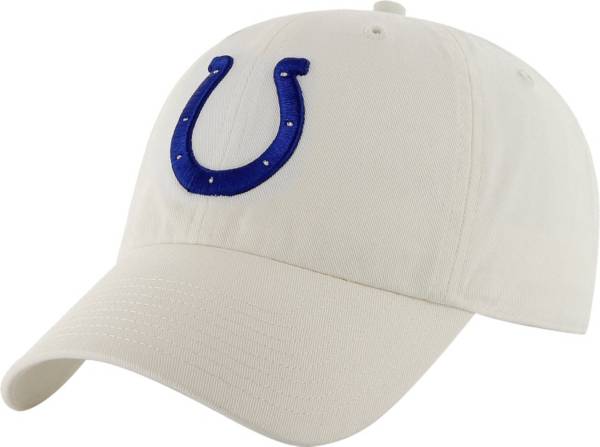 '47 Men's Indianapolis Colts White Clean Up Adjustable Hat