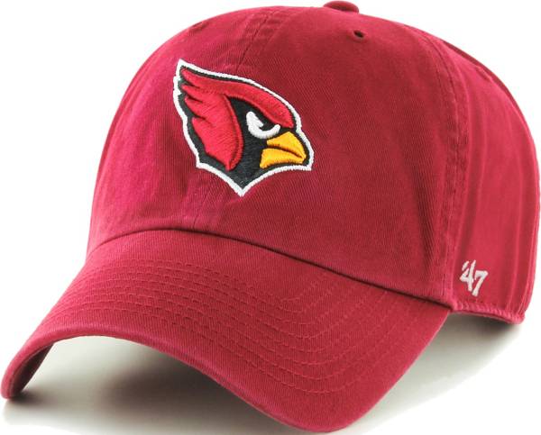 '47 Men's Arizona Cardinals Red Clean Up Adjustable Hat