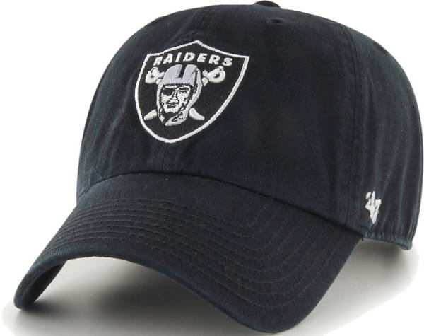 47 Men's Las Vegas Raiders Black Clean Up Adjustable Hat product image