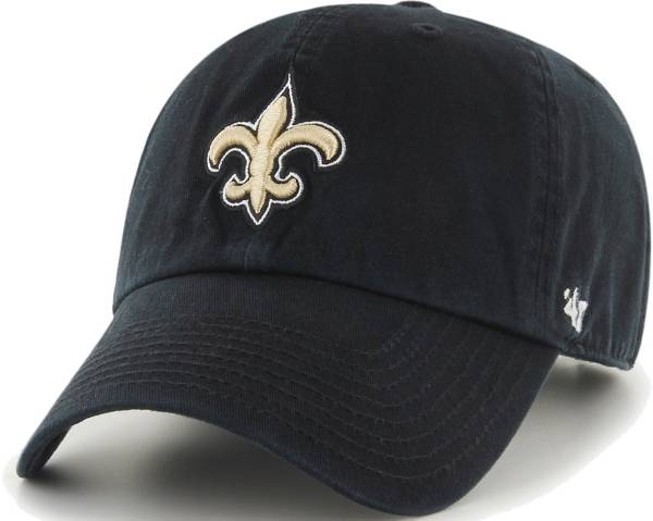 '47 Men's New Orleans Saints Black Clean Up Adjustable Hat product image