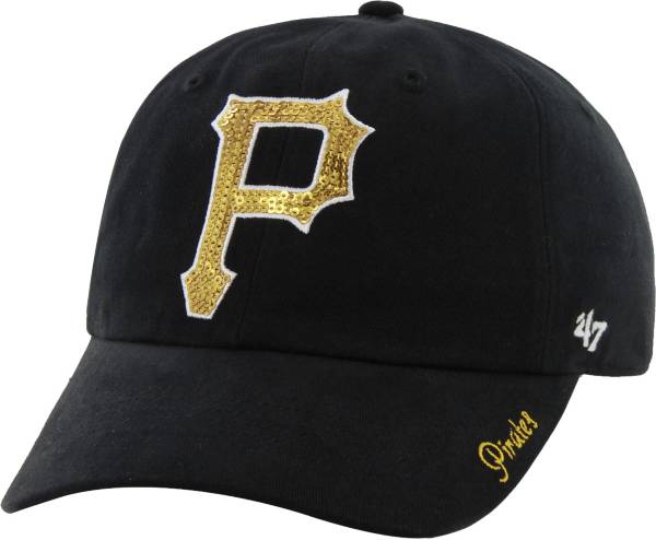 '47 Women's Pittsburgh Pirates Sparkle Black Adjustable Hat