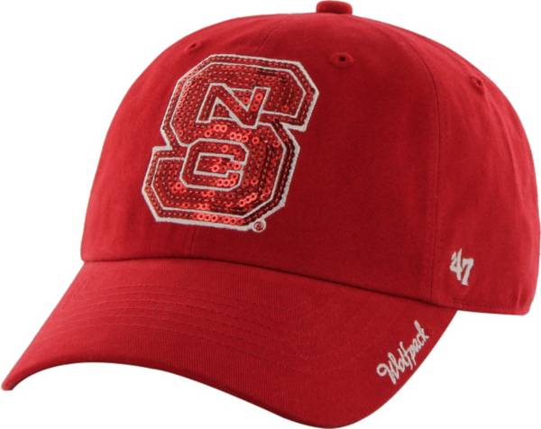 '47 Women's North Carolina State Wolfpack Red Clean Up Sparkle Adjustable Hat product image