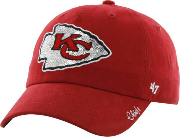 '47 Women's Kansas City Chiefs Sparkle Adjustable Red Hat