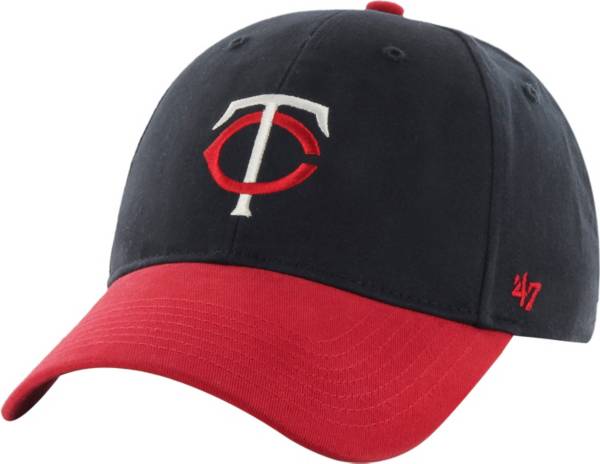 '47 Youth Minnesota Twins Short Stack MVP Navy/Red Adjustable Hat