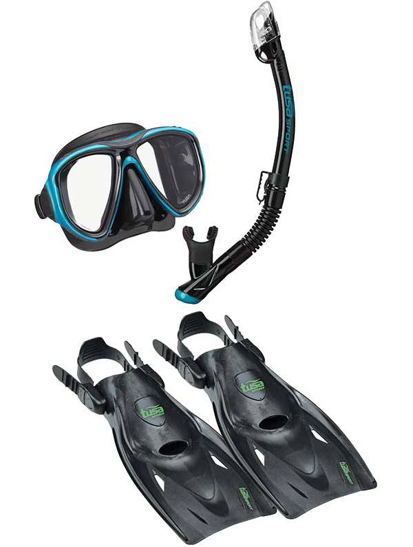 TUSA Sport Adult PowerView Snorkeling Set