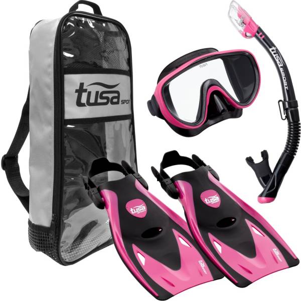 TUSA Sport Adult Serene Black Series Snorkeling Set