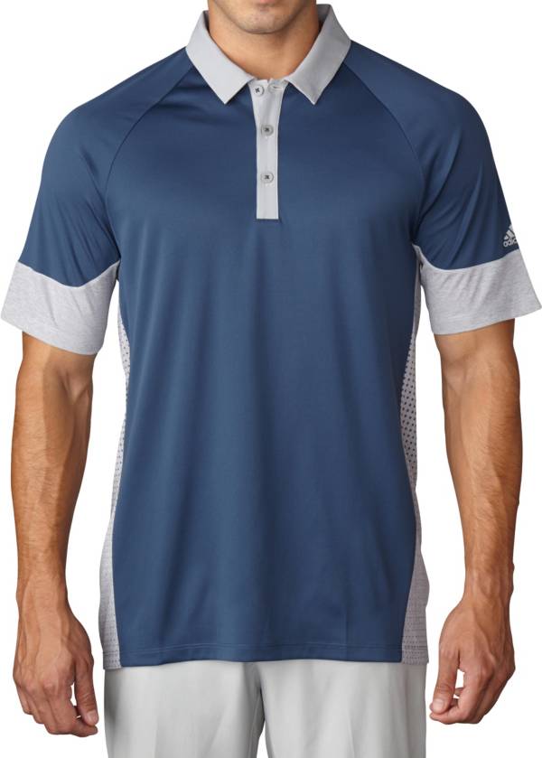adidas Men's climachill Print Block Golf Polo