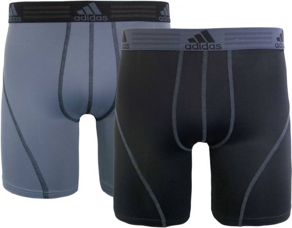 adidas Men's climalite 9'' Boxer Briefs 2 Pack