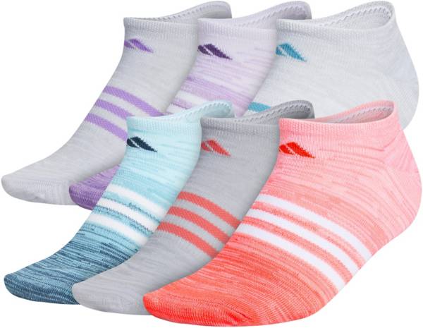 adidas Women's Superlite II No Show Athletic Socks - 6 Pack | Dick's ...