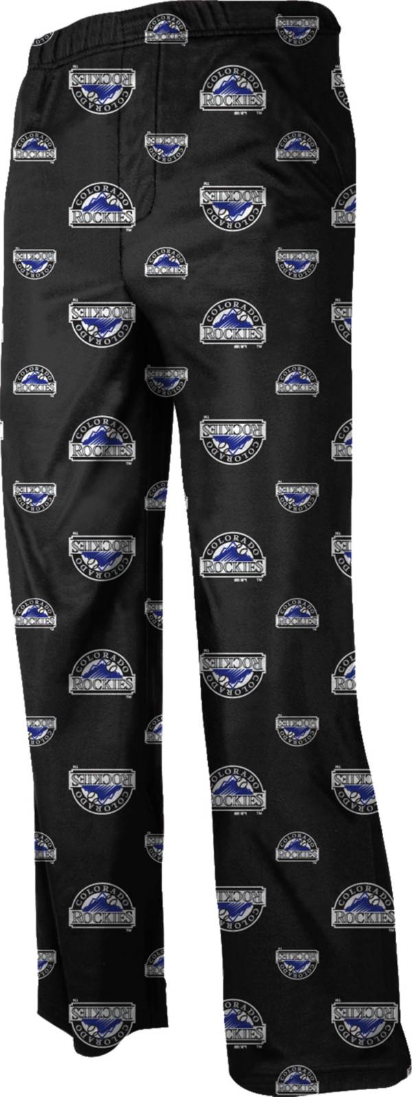 Majestic Youth Colorado Rockies Team Logo Pajama Pants