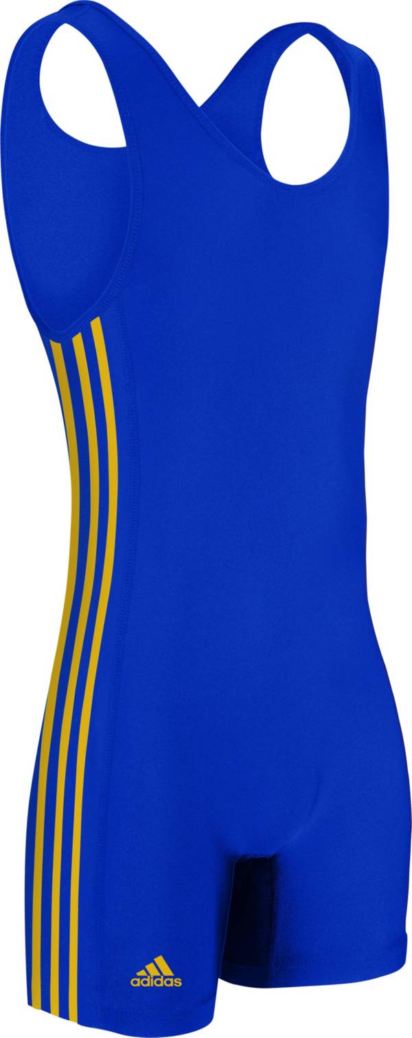 adidas Youth 3-Stripe Wrestling Singlet