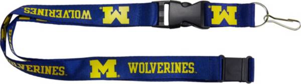 Michigan Wolverines Blue Lanyard