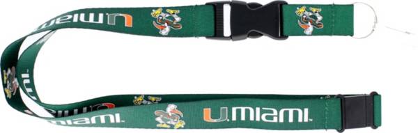 Miami Hurricanes Green Lanyard