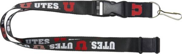 Utah Utes Black Lanyard